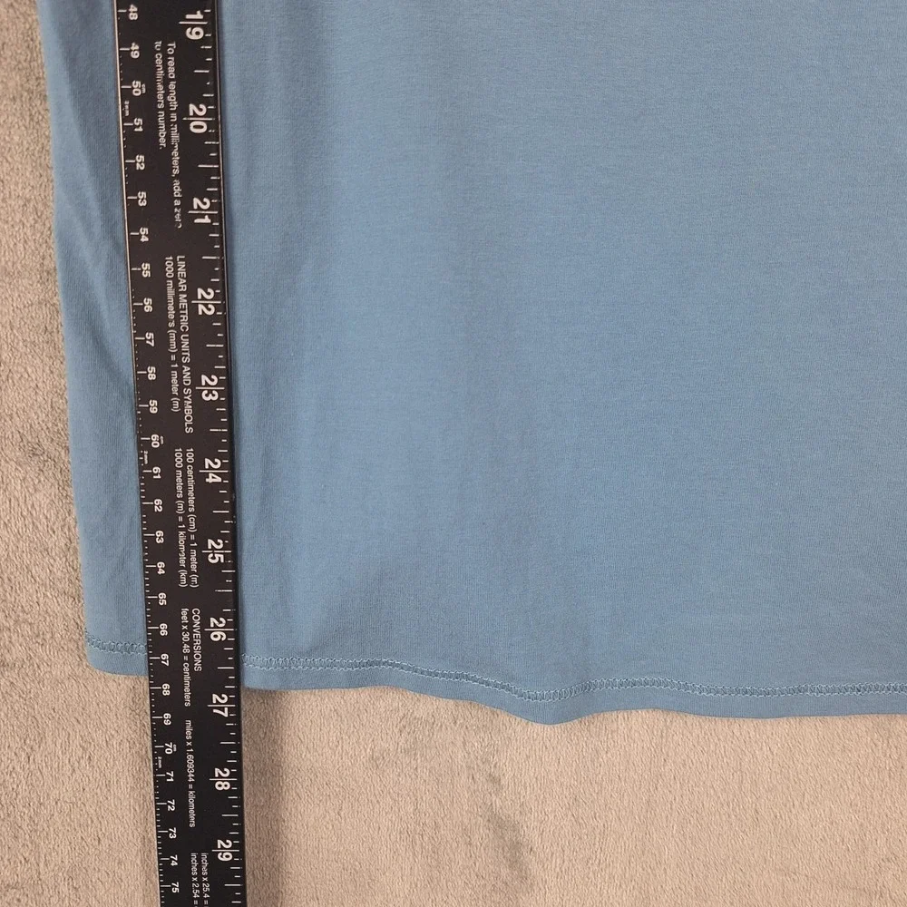 Pact Top 2XL Blue Cami Tank Organic Fitted Sustainable Shelf Bra Casual‎ Stretch - Picture 6 of 8